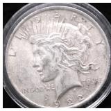 1922 PEACE DOLLAR VF