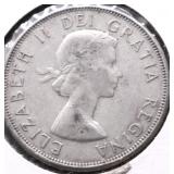 1961 CANADA SILVER 50 CENTS