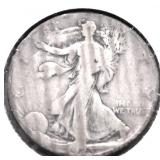 1923 S WALKING HALF DOLLAR VG