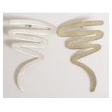 STERLING SILVER PICASSO IMMITATION EAR RINGS