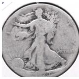 1920 WALKING HALF DOLLAR AG