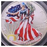 1999 COLORIZED SILVER EAGLE