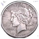 1926 PEACE DOLLAR VF DETAILS