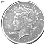 1926 PEACE DOLLAR VF