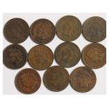 10 INDIAN HEAD CENTS