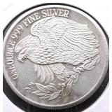 1 OZ .999 SILVER ROUND