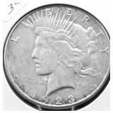 1923 S PEACE DOLLAR POLISHED