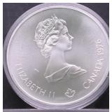 1976 CANADA SILVER 10 DOLLARS GEM
