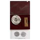 OYSTER'S PEARL 75TH ANNIVERSARY MEDAL W BOX PAPERS