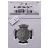 2009 S NGC PF69UC JEFFERSON NICKEL