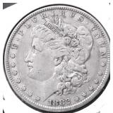 1882 O MORGAN DOLLAR VF
