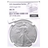 2025 NGC MS70 SILVER EAGLE