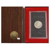 1972 S SILVER PROOF GSA IKE DOLLAR