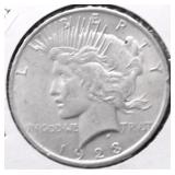 1923 PEACE DOLLAR XF