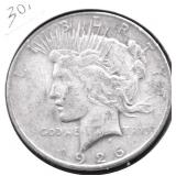 1926 D PEACE DOLLAR VF