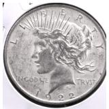 1922 PEACE DOLLAR XF DETAILS