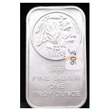 1  OZ .999 SILVER BAR