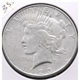 1923 D PEACE DOLLAR XF DETAILS