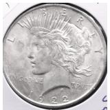 1922 CHOICE BU PEACE DOLLAR