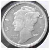 1/10 OZ .999 SILVER ROUND