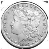 1902 O MORGAN DOLLAR XF