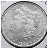 1904 O CHOICE BU MORGAN DOLLAR