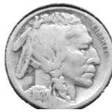 1920 S BUFFALO NICKEL VG