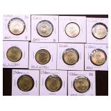 10 PRESIDENT DOLLARS