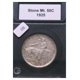 1925 STONE MTN HALF DOLLAR XF