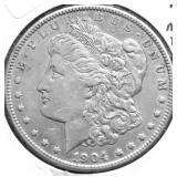 1904 MORGAN DOLLAR AU