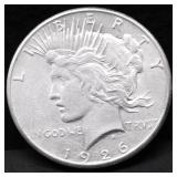 1926 PEACE DOLLAR XF