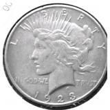 1923 D PEACE DOLLAR XF DETAILS