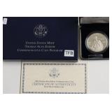 PROOF EDISON SILVER DOLLAR  W BOX PAPERS