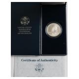 PROOF EISENHOWER SILVER DOLLAR W  BOX PAPERS