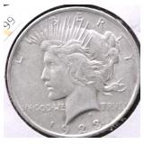 1923 PEACE DOLLAR XF