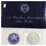 1971 S SILVER GSA IKE DOLLAR