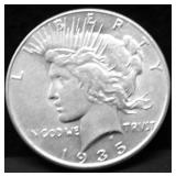1935 PEACE DOLLAR AU