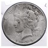 1935 S PEACE DOLLAR VF