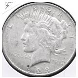 1923 PEACE DOLLAR VF