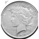 1923 PEACE DOLLAR XF
