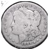 1891 O MORGAN DOLLAR G