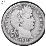 1915 BARBER QUARTER VG