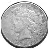 1927 PEACE DOLLAR VF