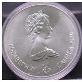 1976 CANADA SILVER 5 DOLLARS GEM