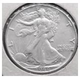 1944 WALKING HALF DOLLAR AU