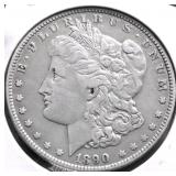 1890 MORGAN DOLLAR XF