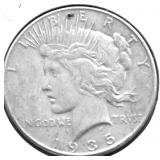 1935 PEACE DOLLAR XF