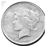 1922 PEACE DOLLAR POLISHED