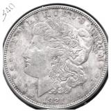 1921 D MORGAN DOLLAR XF