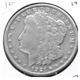 1921 MORGAN DOLLAR POLISHED